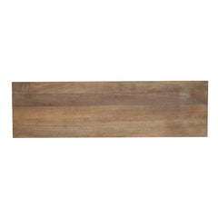 55x16x22.5" Tv Cabinet With Recycle Wood 2 Door