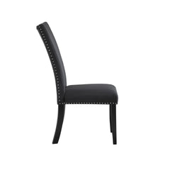 JHOANNA BLACK DINING CHAIRS (KIT OF 2)