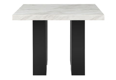 MIKHA WHITE BAR TABLE AND BAR STOOL SET