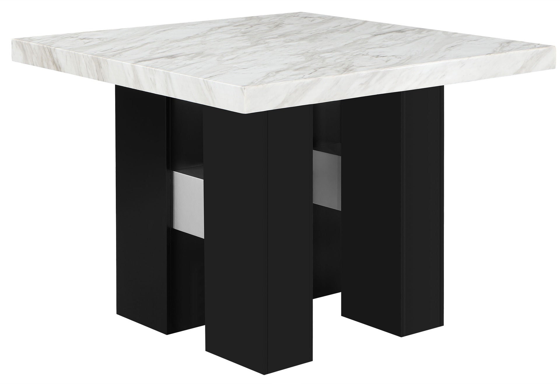 MIKHA WHITE BAR TABLE AND BAR STOOL SET