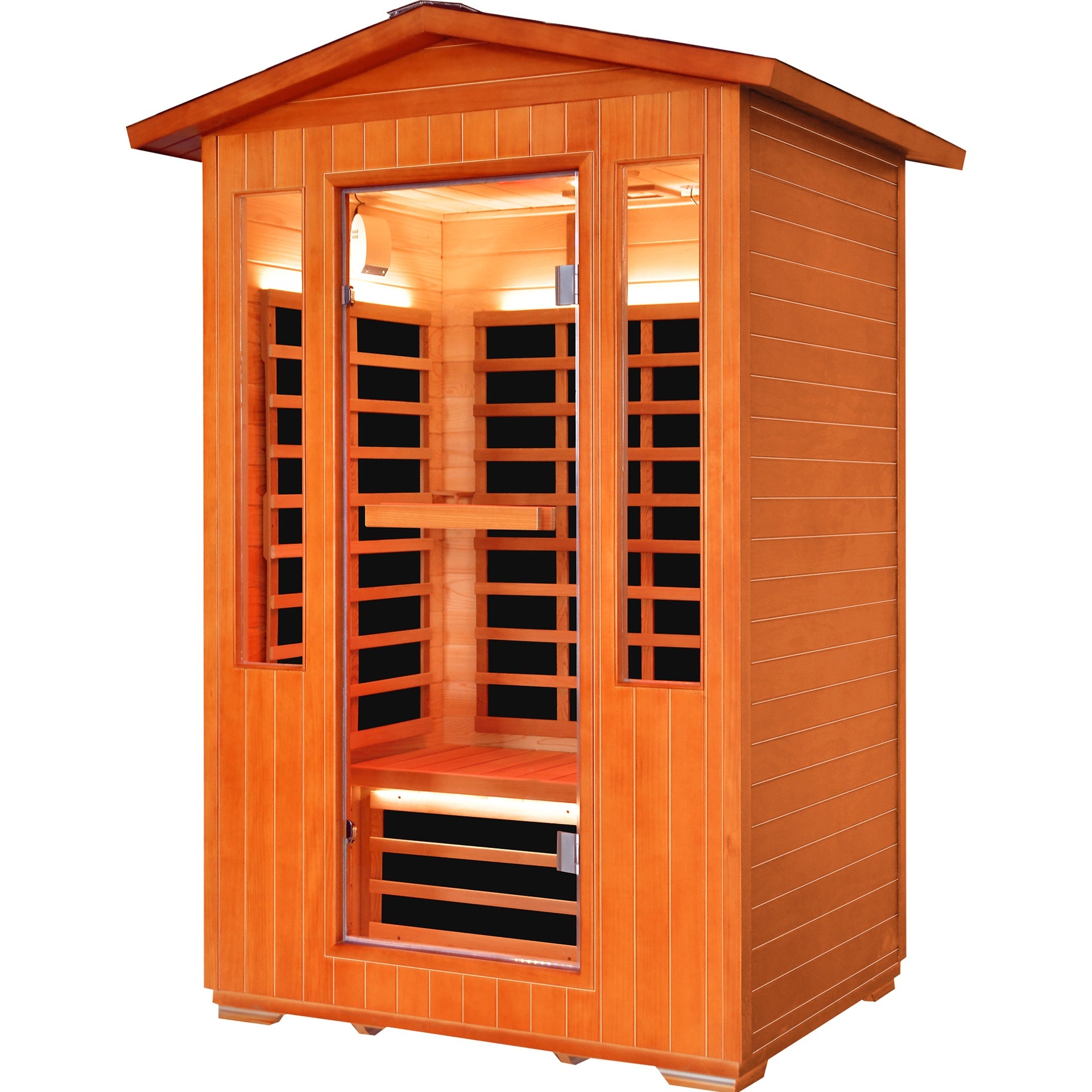 Outdoor sauna room for 2 people