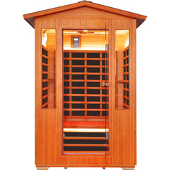 Outdoor sauna room for 2 people