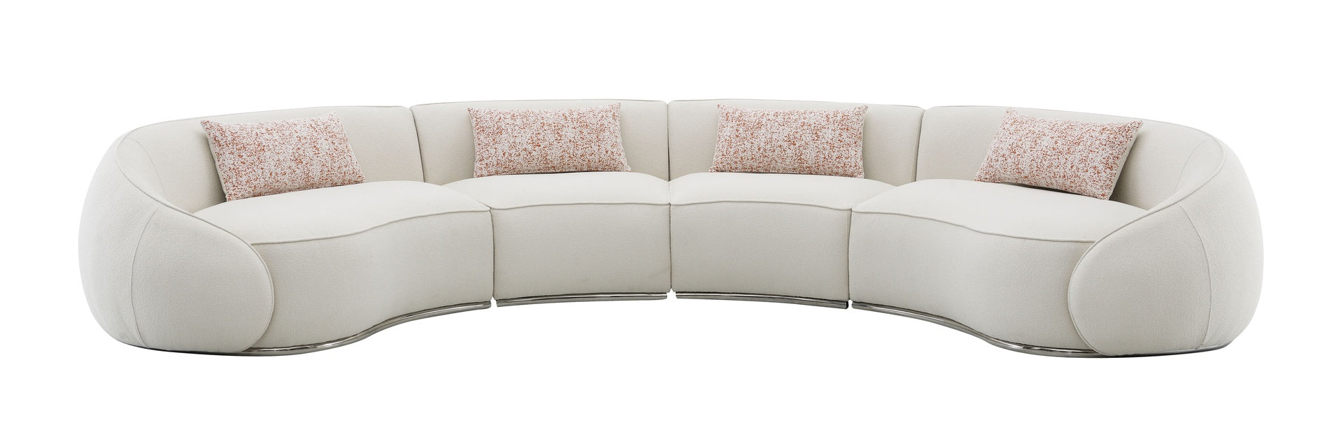 Sahara Sectional Sofa W/4 Pillows