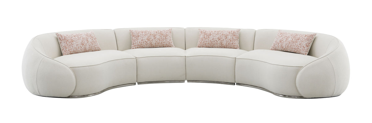Sahara Sectional Sofa W/4 Pillows