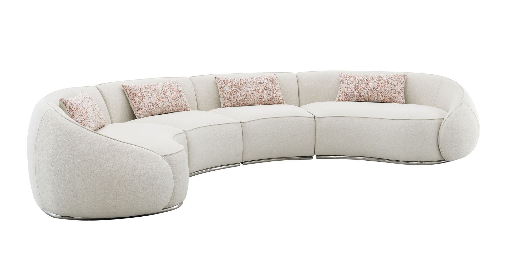 Sahara Sectional Sofa W/4 Pillows