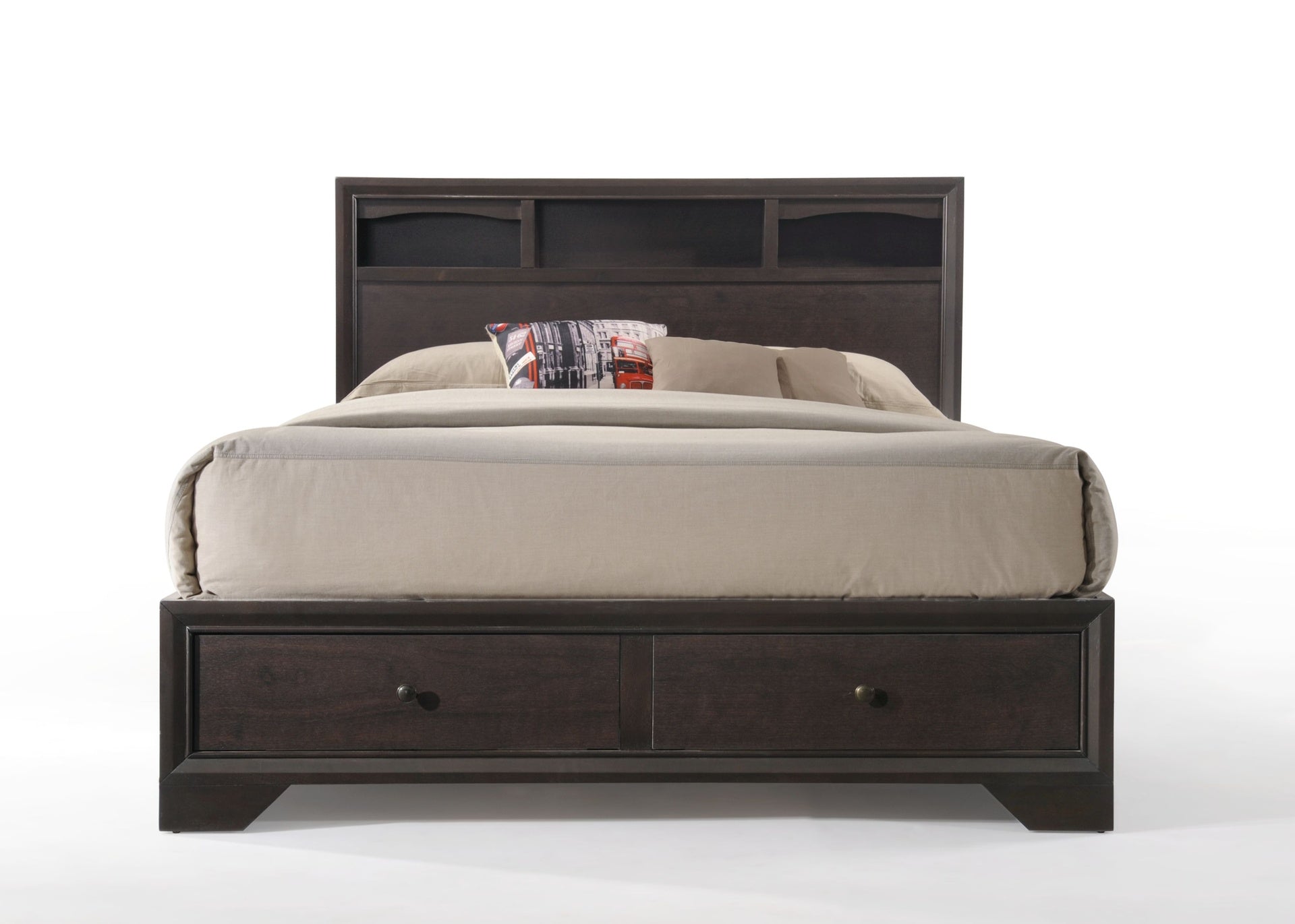 Madison II Espresso Finish Queen Bed