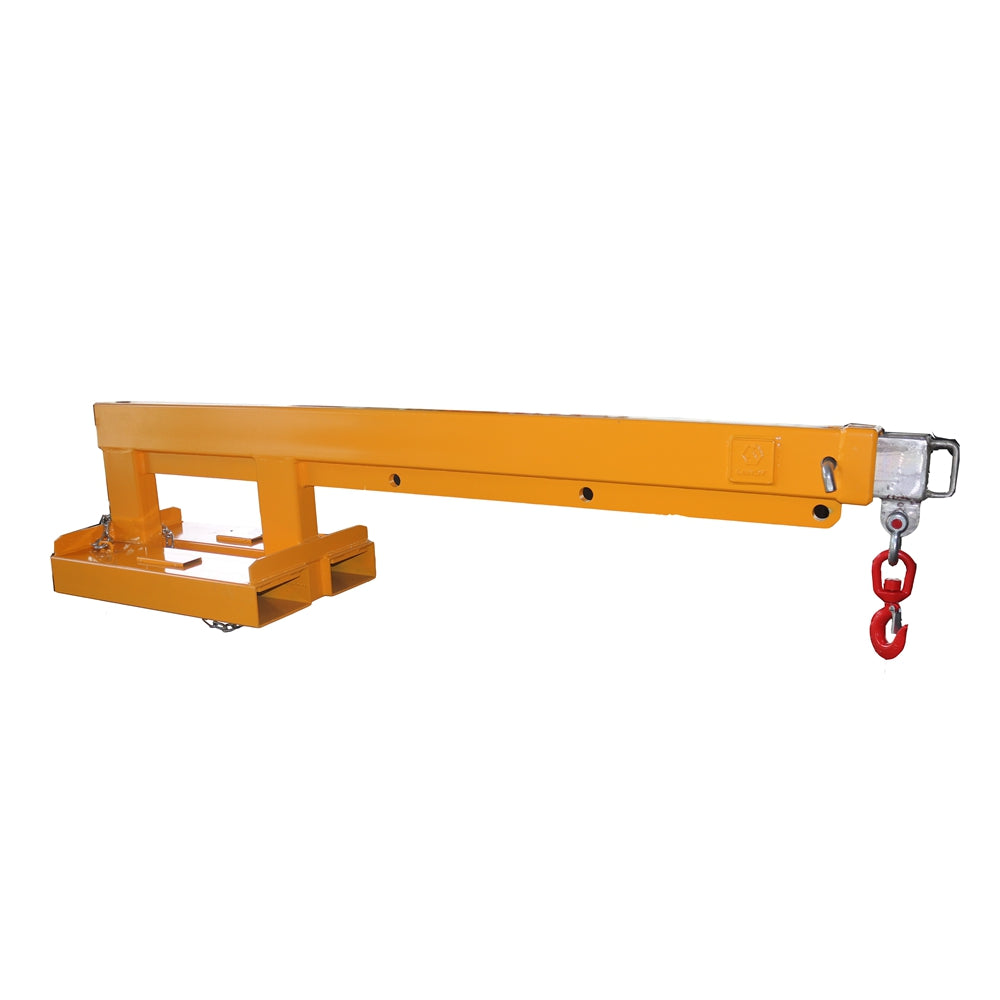Forklift Long Mobile Crane Lifting Hoist Jib Boom 5500lb Capacity Attachments