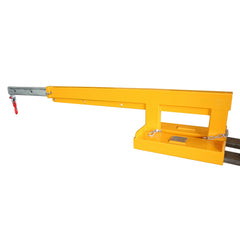 Forklift Long Mobile Crane Lifting Hoist Jib Boom 5500lb Capacity Attachments