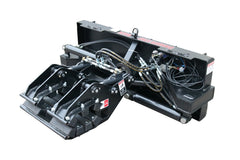Skid Steer Double Cylinder Hydraulic Pole Setter Rock and Pole Claw Attachment Rotating