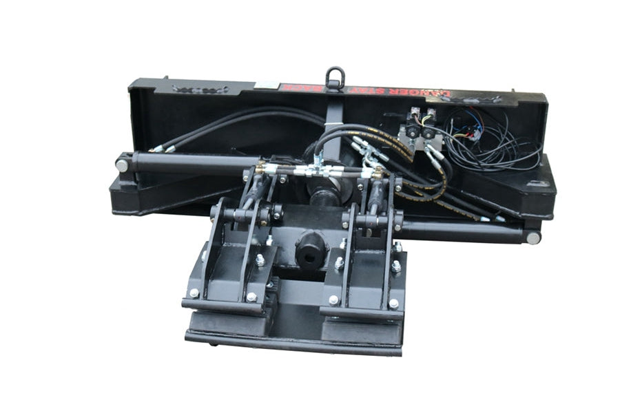 Skid Steer Double Cylinder Hydraulic Pole Setter Rock and Pole Claw Attachment Rotating