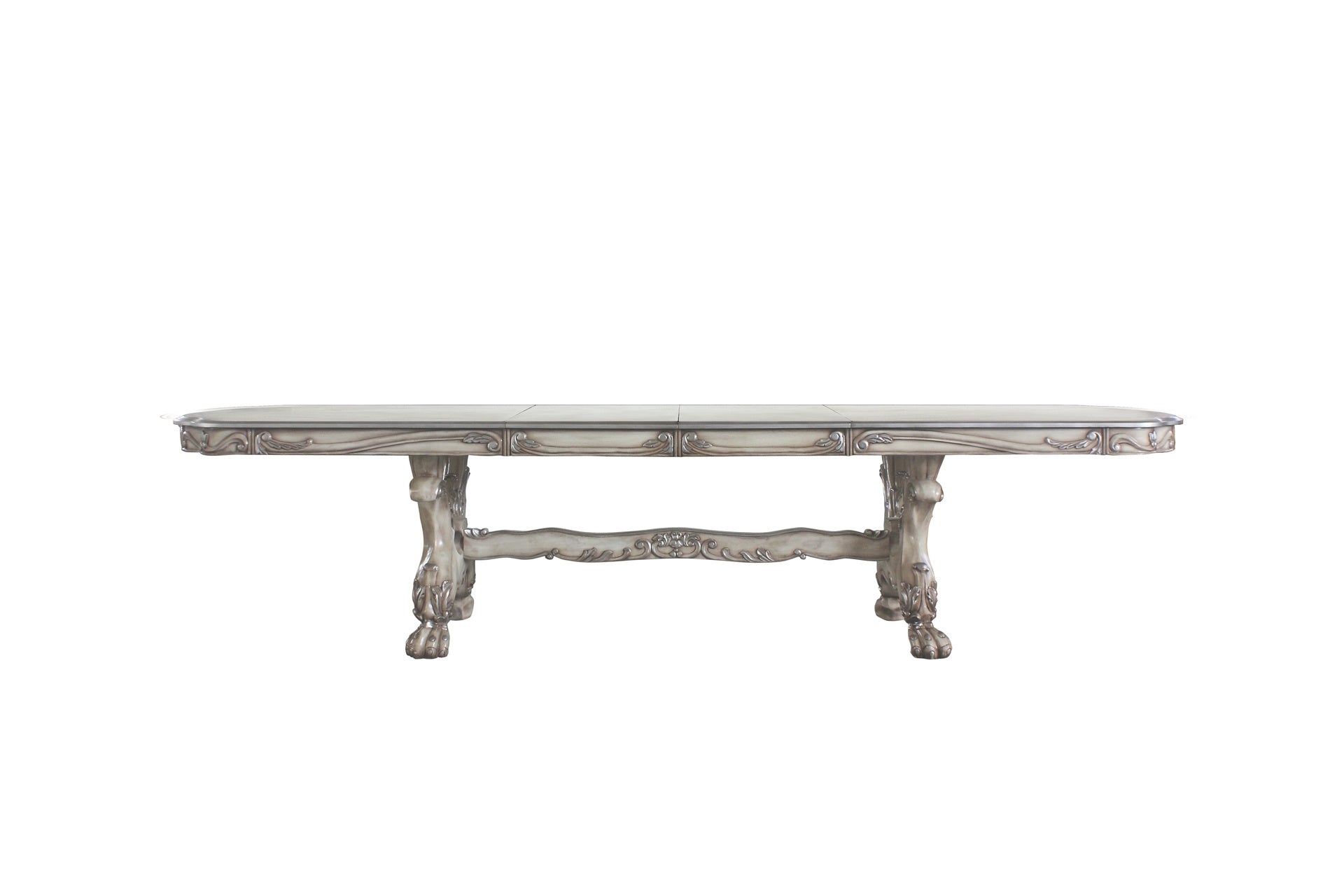 Dresden Vintage Bone White Finish Dining Table
