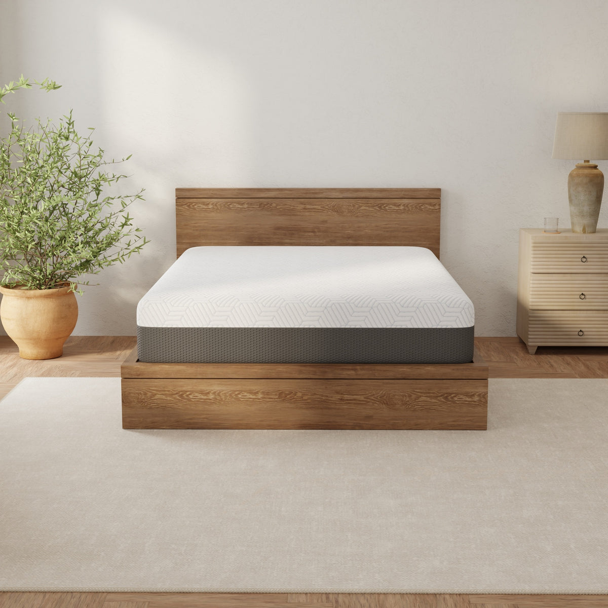 Omne Fria 12 Inch Twin Soft Mattress With Cooling Cover