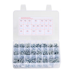 2250 Pcs Bolts Nuts Assortment Kit Metric Imperial Alloy Steel M3 M4 M5
