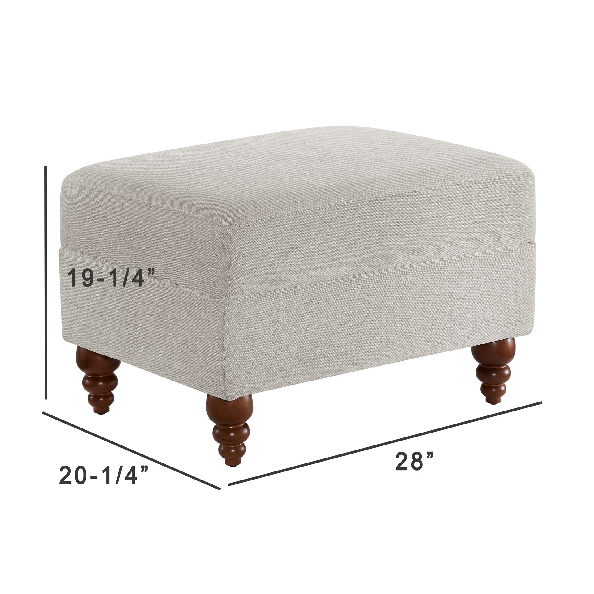 Candor Ottoman - Sea Oat