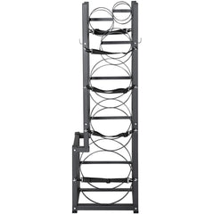Refrigerant Tank Rack, with 1 x 50lb, 2 x 30lb and Other 3 Small Bottle Tanks, Cylinder Tank Rack 15.55x12.99x49.8 in, Refrigerant Cylinder Rack and Holders for Freon, Gases, Oxygen, Nitrogen