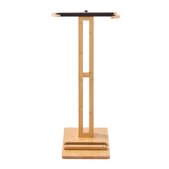 Vertical Surfboard Stand, Wooden Surfboard Rack for Storage and Display, Adjustable & Freestanding Board Stand Organizer with Padding, for Wakeboards, Snowboards, Kiteboards, Shortboard, Skis