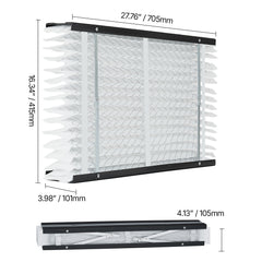 Air Filters MERV 11 Electrostatic Pleated HVAC Furnace Filter 2-Pack 16 x 28 x 4