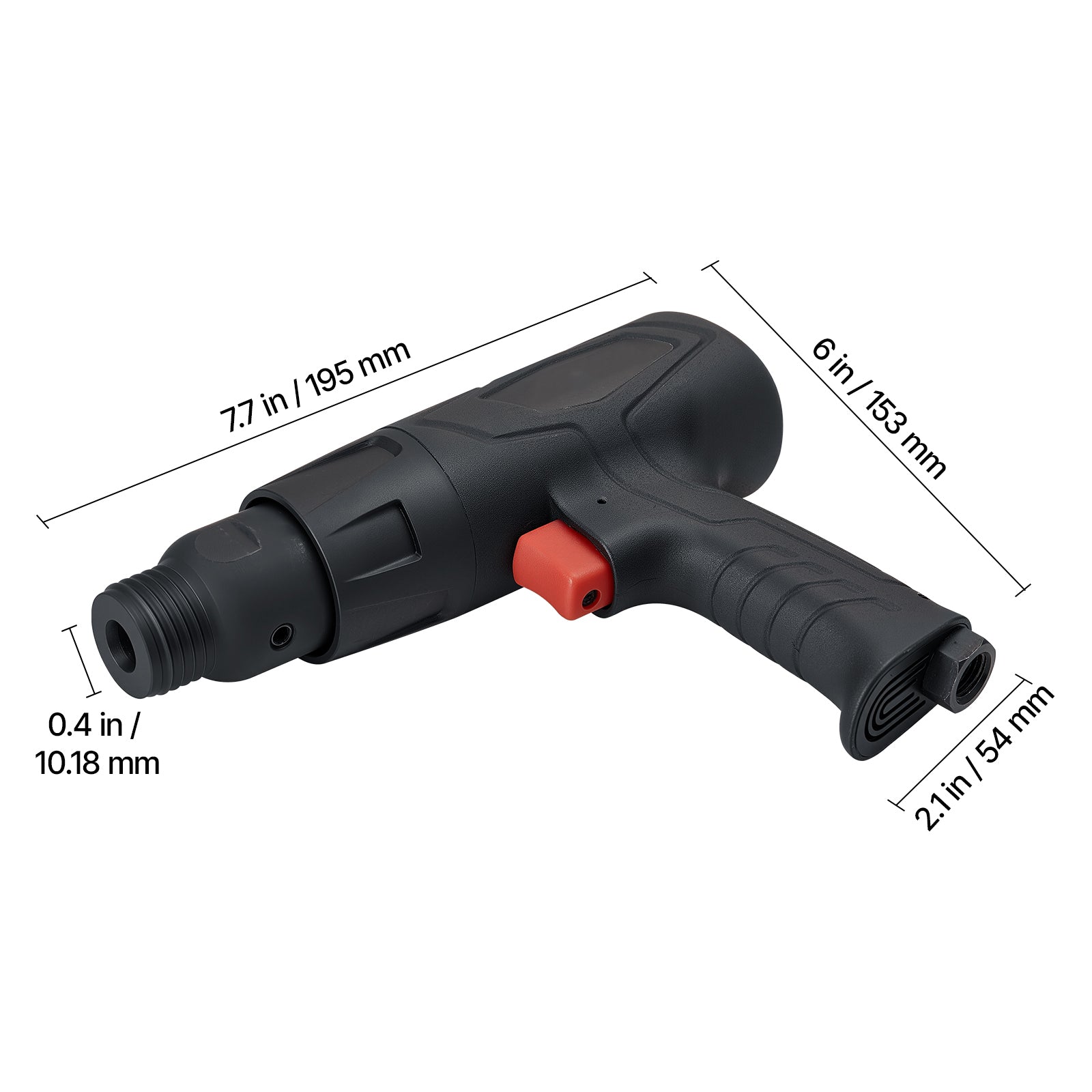 Air Hammer 2500-2700 BPM Pneumatic Hammer Air Hammer Kit with 4 Chisels