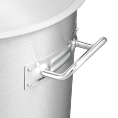 Stainless Steel Stockpot, 42 Quart Large Cooking Pots, Multipurpose Cookware Sauce Pot with Lid & Handle, Heavy Duty Commercial Grade Stock Pot, Sanding Treatment, for Large Groups Events Silver