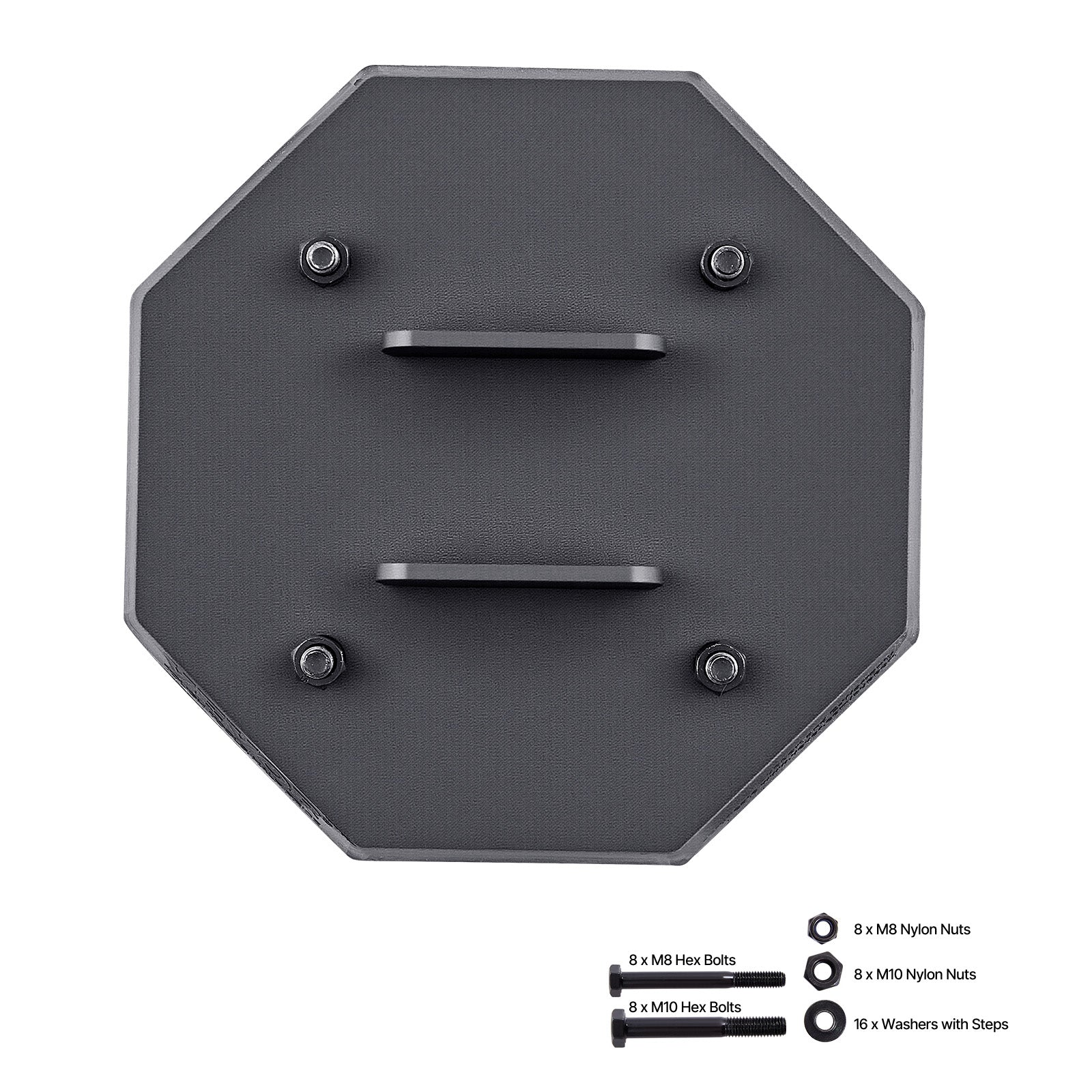 RV Leveling Pads 5000 lbs 4 Pcs Rubber Trailer Jack Pads Scissor Jack Feet