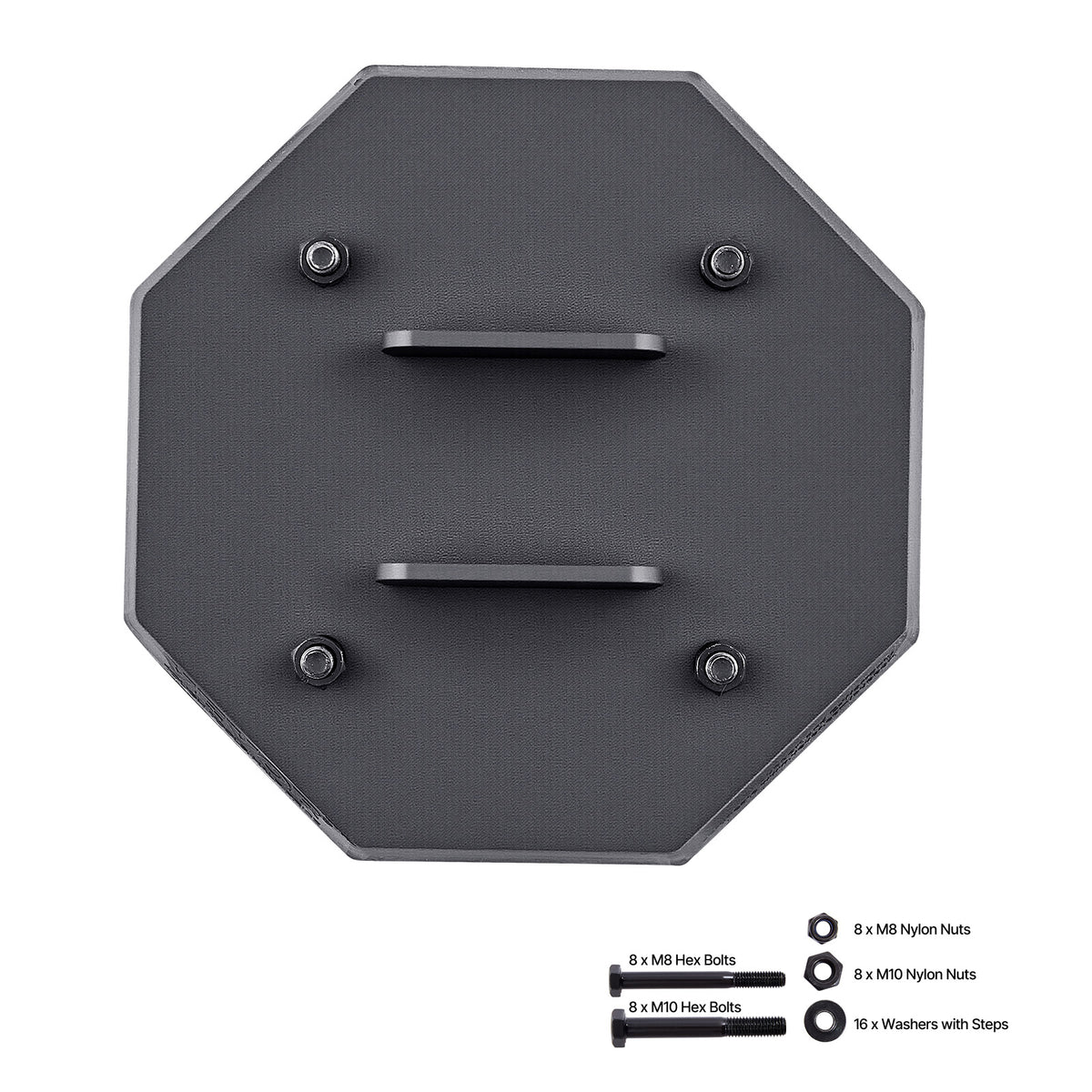 RV Leveling Pads 5000 lbs 4 Pcs Rubber Trailer Jack Pads Scissor Jack Feet