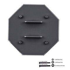 RV Leveling Pads 5000 lbs 4 Pcs Rubber Trailer Jack Pads Scissor Jack Feet