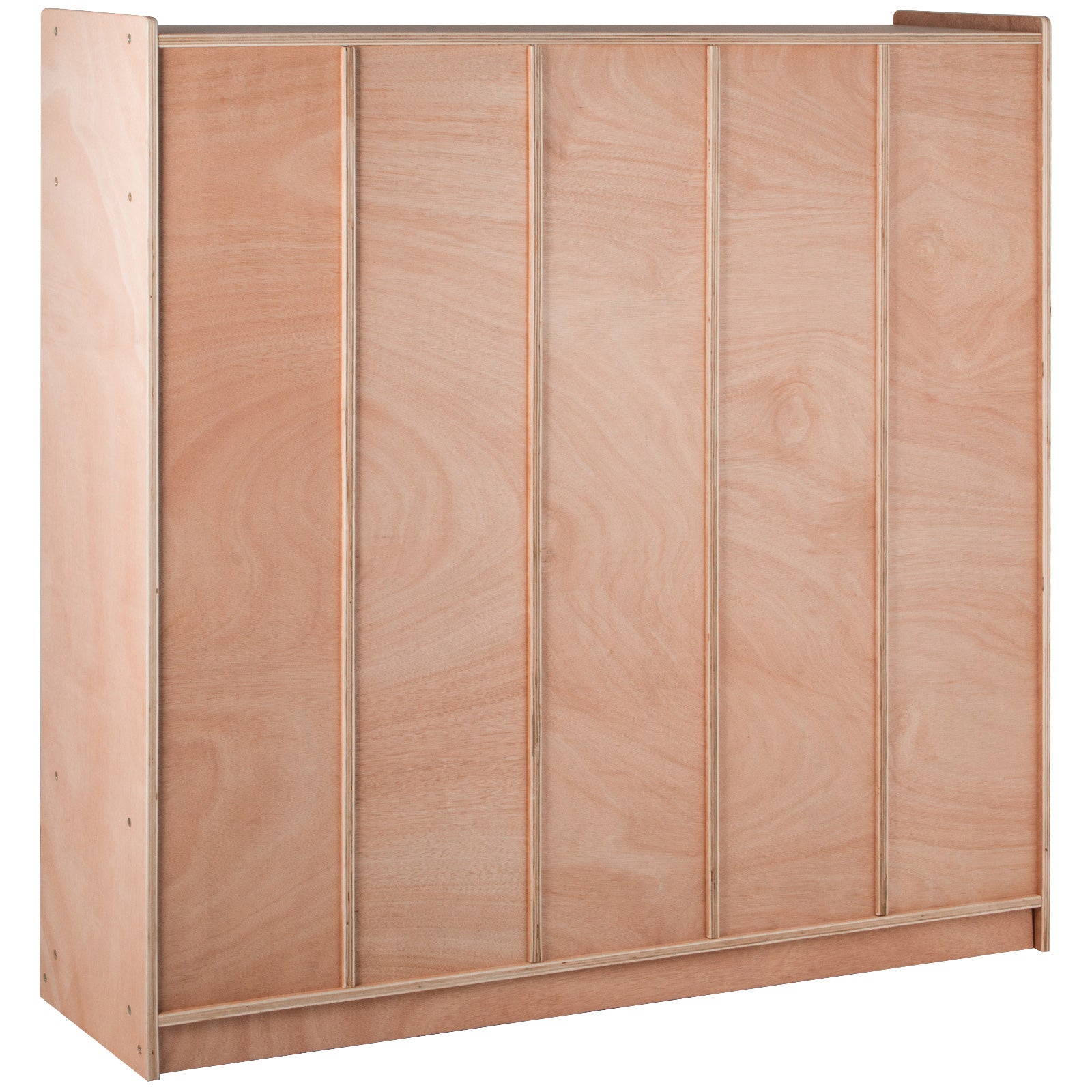 Classroom Storage Cabinet Plywood 8-Section Preschool Storage Shelves 36 Inch High Classroom Cabinet Storage with Casters