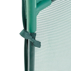 Crop Cage, 8.1 x 3.9 x 3.9 ft Plant Protection Tent with Zippered Door, Wind-Resistant Tall Crop Cage, Easy to Install, Outdoor Raised Bed Cover with Frame, Plant Netting for Garden Patio Lawn