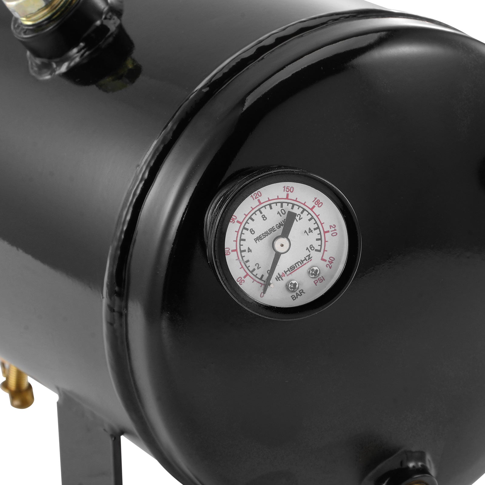 Train Horns Kit, 4 Trumpet Air Horn Kit, 150dB Train Horns for Pickup Trucks, 12V 160 psi Air Compressor 2.6 Gal/10 L Tank with Gauge for Any 12V Vehicle Car Truck Train Van Boat