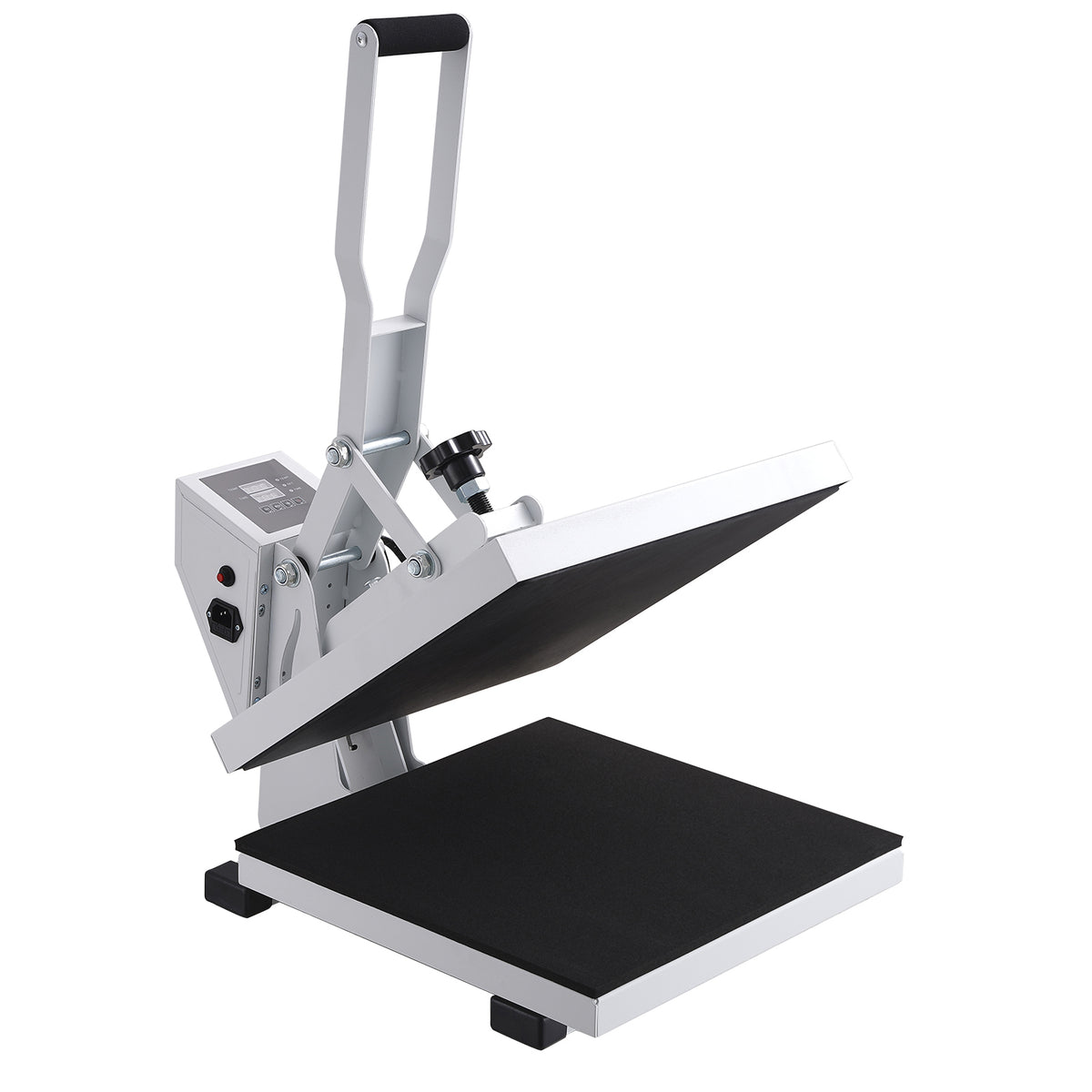 Heat Press, Heat Press Machine for T-Shirt, Fast Heating, Power Digital Industrial Sublimation Printer for Heat Transfer Vinyl, High Pressure Heat Press 15x15, Easy to Use, White
