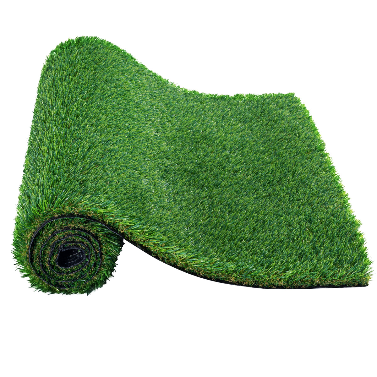 Artifical Grass, 4 x 6 ft Rug Green Turf, 1.38"Fake Door Mat Outdoor Patio Lawn Decoration, Easy to Clean with Drainage Holes, Perfect For Multi-Purpose Home Indoor Entryway Scraper Dog Mats