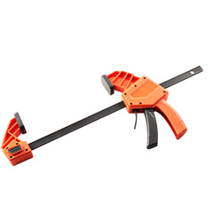 Bar Clamps for Woodworking 2-Pack 12 inch One-Handed Clamp/Spreader 340 lbs Load