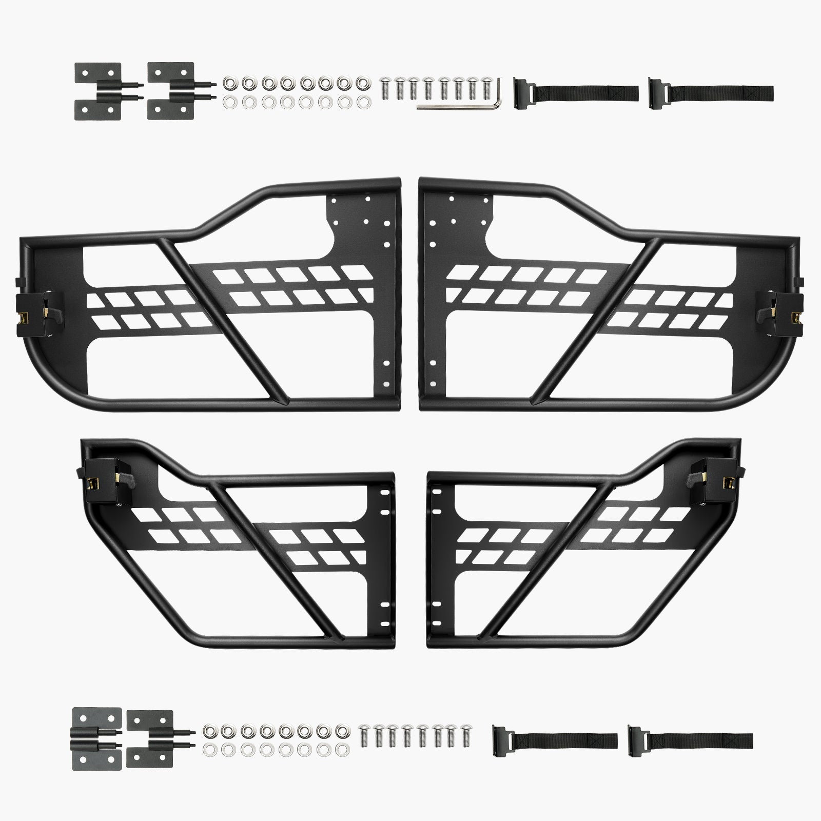 4-Door Jeep Tube Doors Jeep Tubular Door for 2018-2024 Jeep Wrangler JL