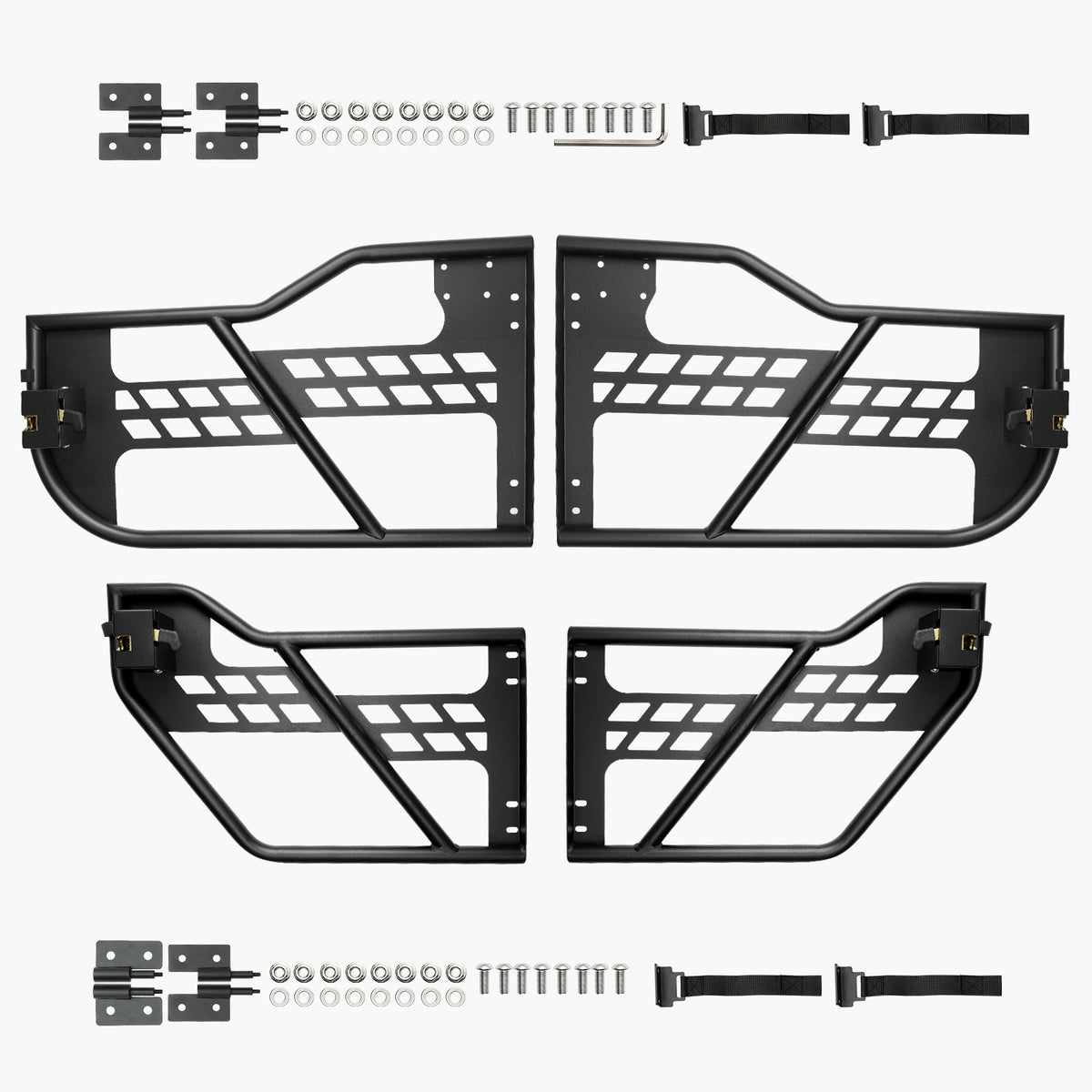 4-Door Jeep Tube Doors Jeep Tubular Door for 2018-2024 Jeep Wrangler JL
