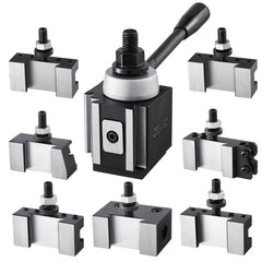 Quick Change Tool Post Set 8 Pcs Lathe Tool Holders for 6"-12" Mini Lathe Swing