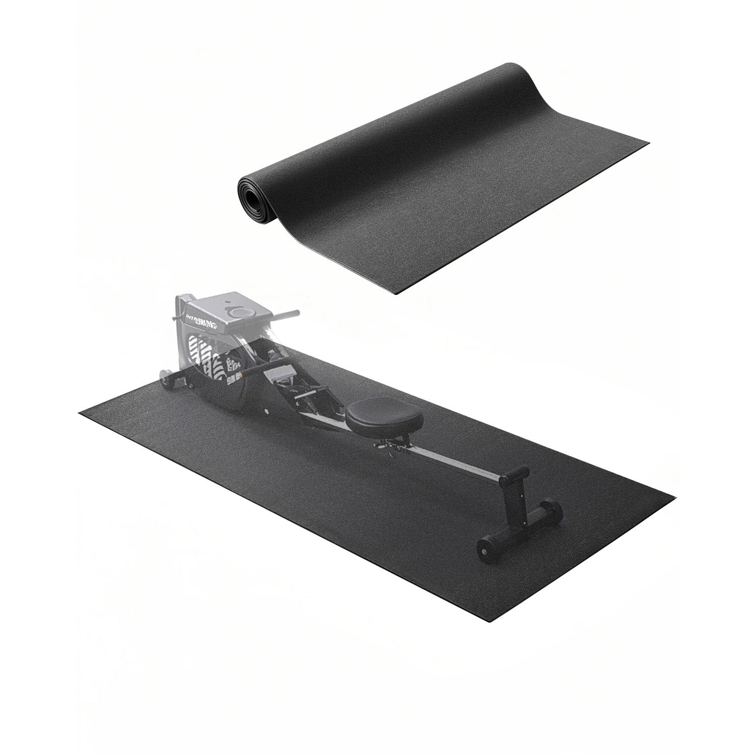 Treadmill Mat for Carpet Floor 1/4" Thick 30"x72" Exercise Equipment Mat