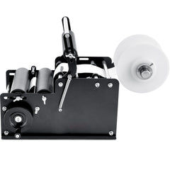 Manual Round Labeling Machine, 15-20pcs/min, Bottle Label Applicator for Round Bottles, Adjustable Manual Round Bottle Labeler Suitable for Bottle Diameter 0.78-4.72 inches (with Pressing Bar)