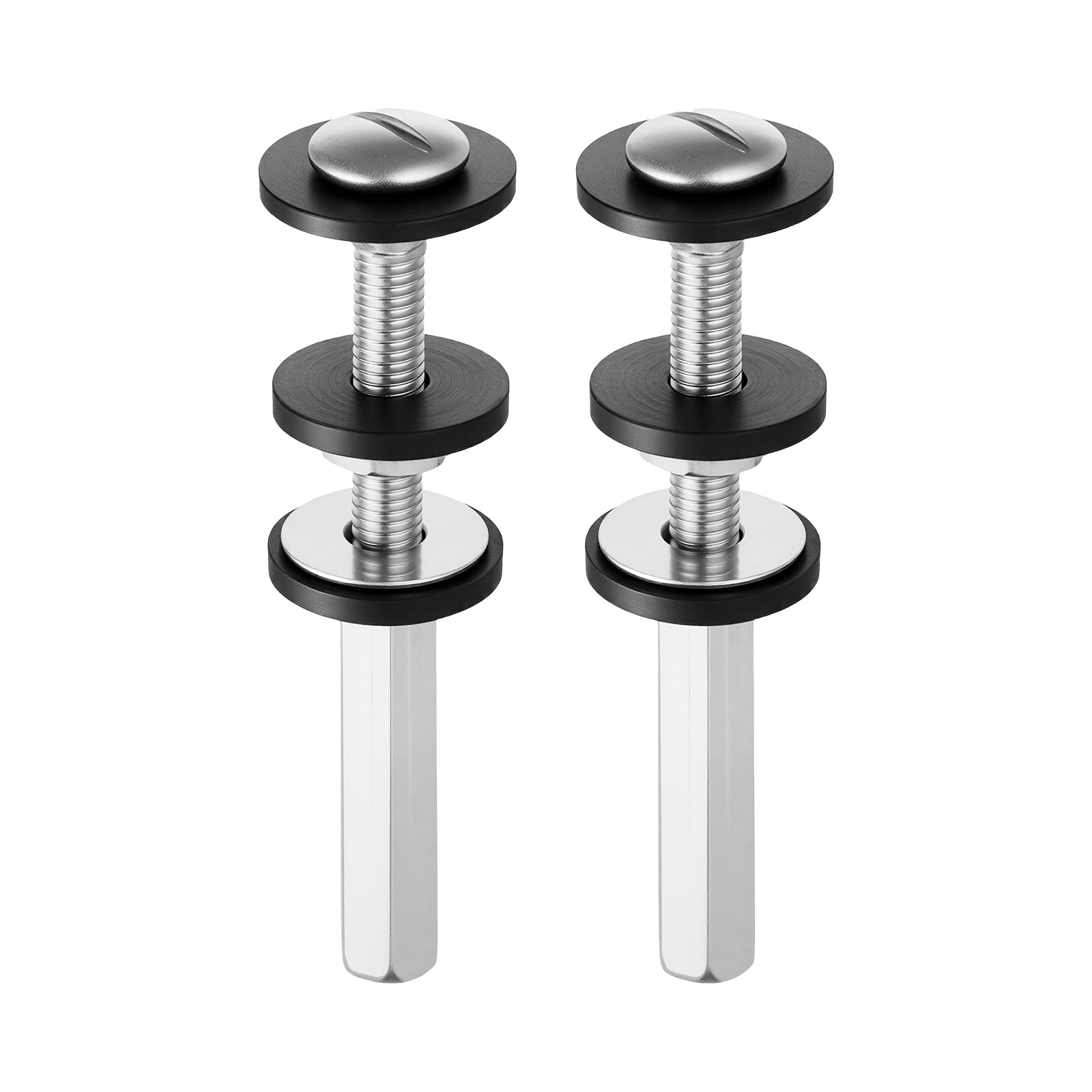 Universal Toilet Seat Bolts Kit Heavy Duty Toilet Tank Bolts Downlock Nuts 2PCS