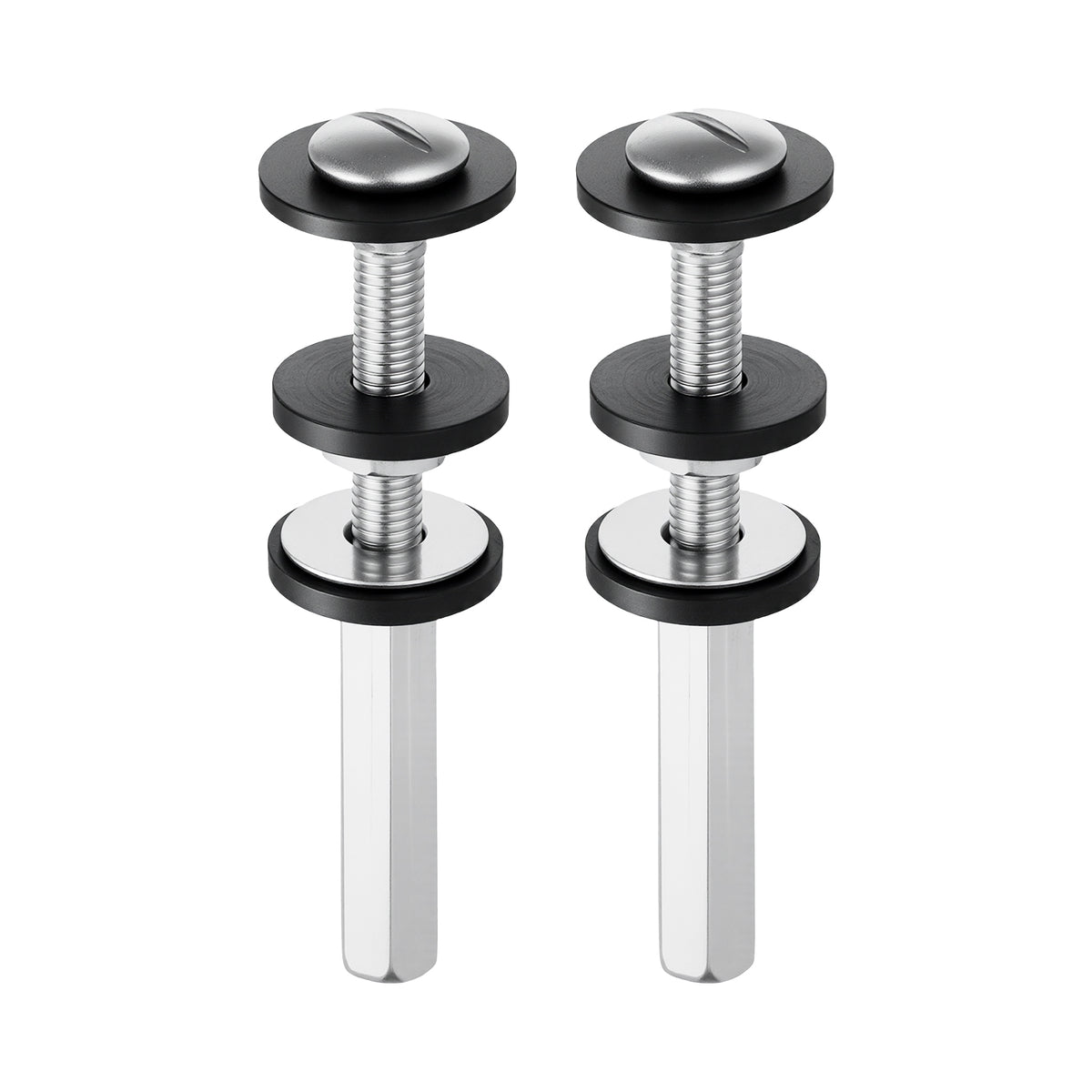 Universal Toilet Seat Bolts Kit Heavy Duty Toilet Tank Bolts Downlock Nuts 2PCS