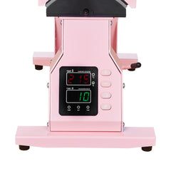 Hat Heat Press Machine for Caps Hat Press with 2pcs Platens for HTV Pink