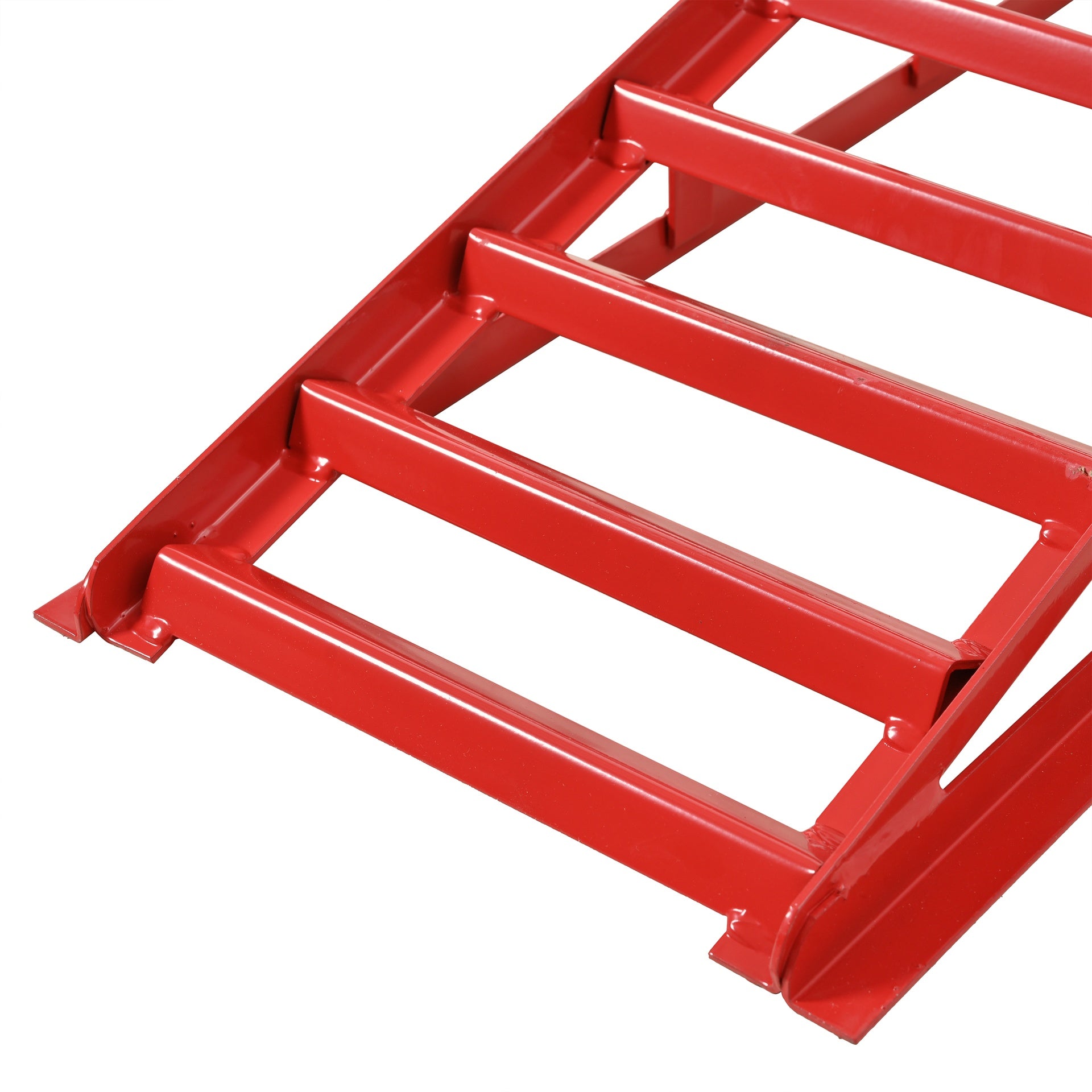 5 Ton Auto Car Truck Service Ramps Lifts, Garage Car Lift Hydraulic Ramps,Automotive Hydraulic Lift Repair Frame Lift(2 Pack) red color