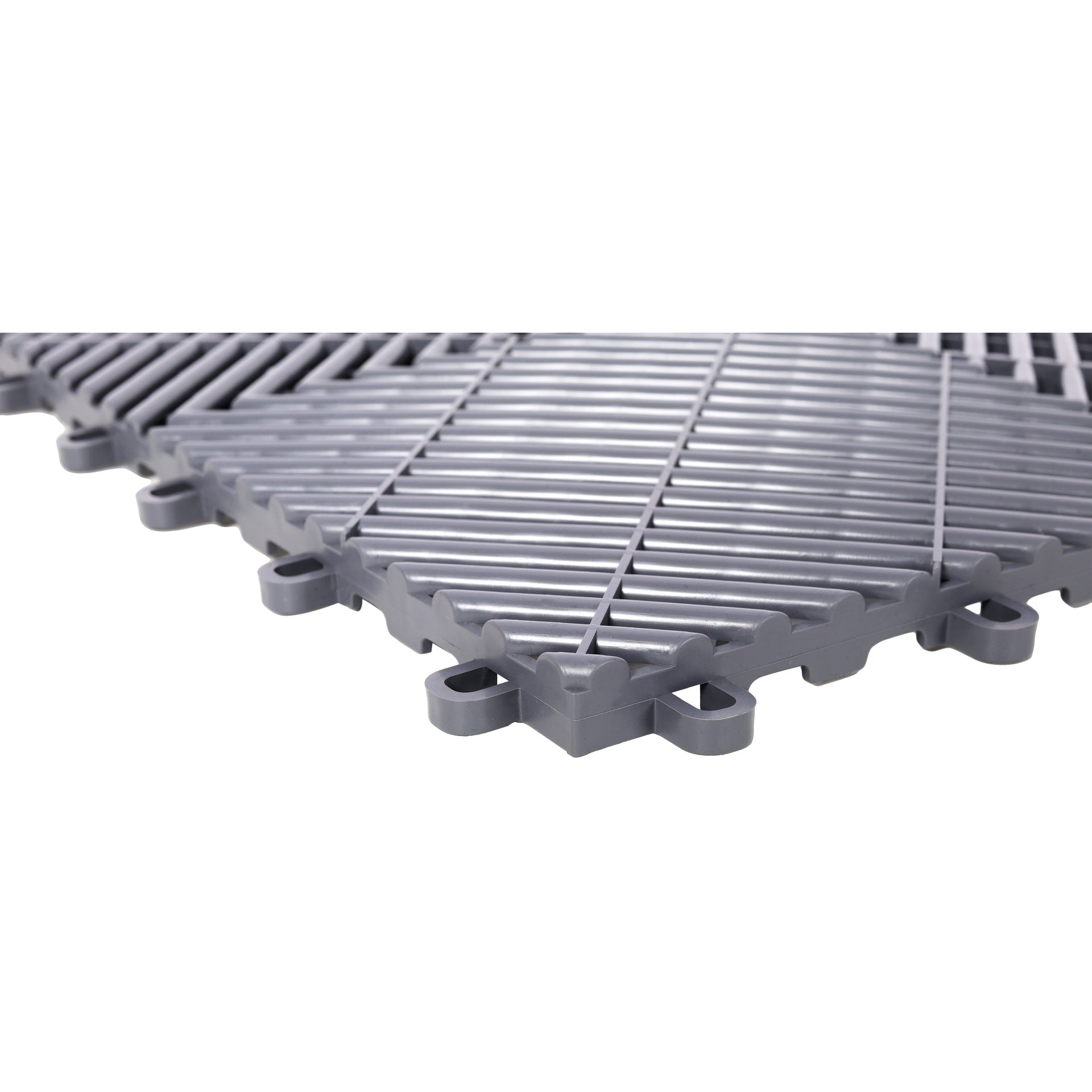 25pcs Plastic Garage Floor Mats,15.6"x15.6" Size,Non-Slip Interlocking Plastic Garage Floor Mat,Splicing Drainage Floor Tile and Shower Mat, for Garage, Garden, Kitchen & Outdoor, Gray