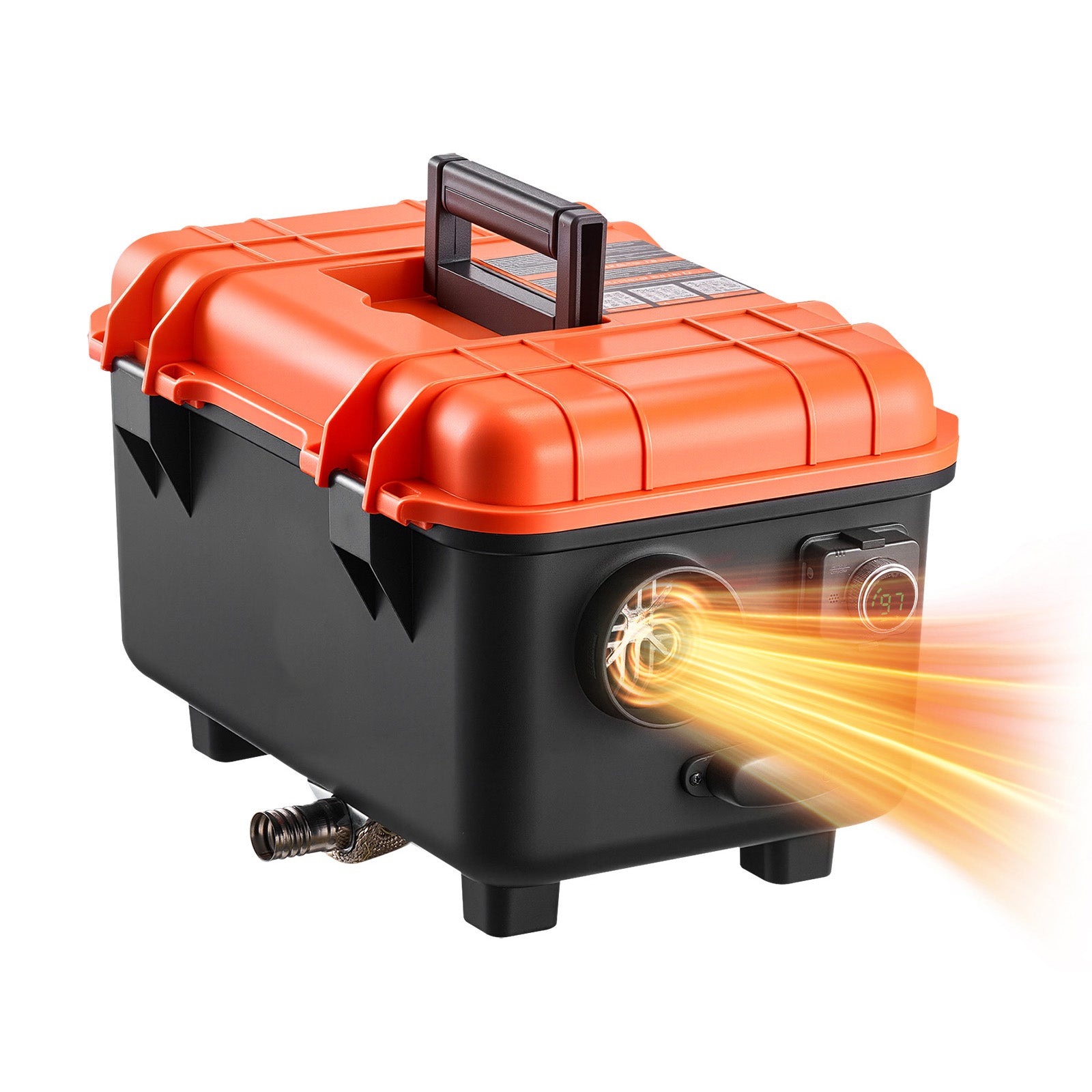 Diesel Heater Portable Diesel Air Heater 8KW DC 12V/24V All in One 1.1 Gal