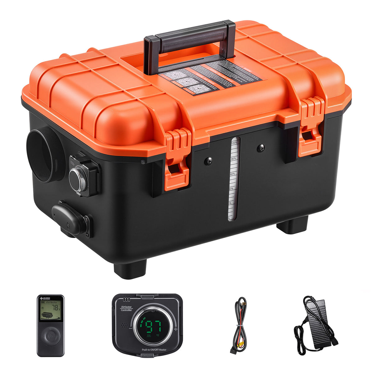Diesel Heater Portable Diesel Air Heater 8KW DC 12V/24V All in One 1.1 Gal