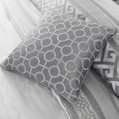 7 Piece Comforter Set Grey Cal King