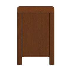 Lionel Mid Century Modern Solid Wood Nightstand 2-Drawer 23.6"H x 20.4"W x 15.7"D For Bedroom, Living Room