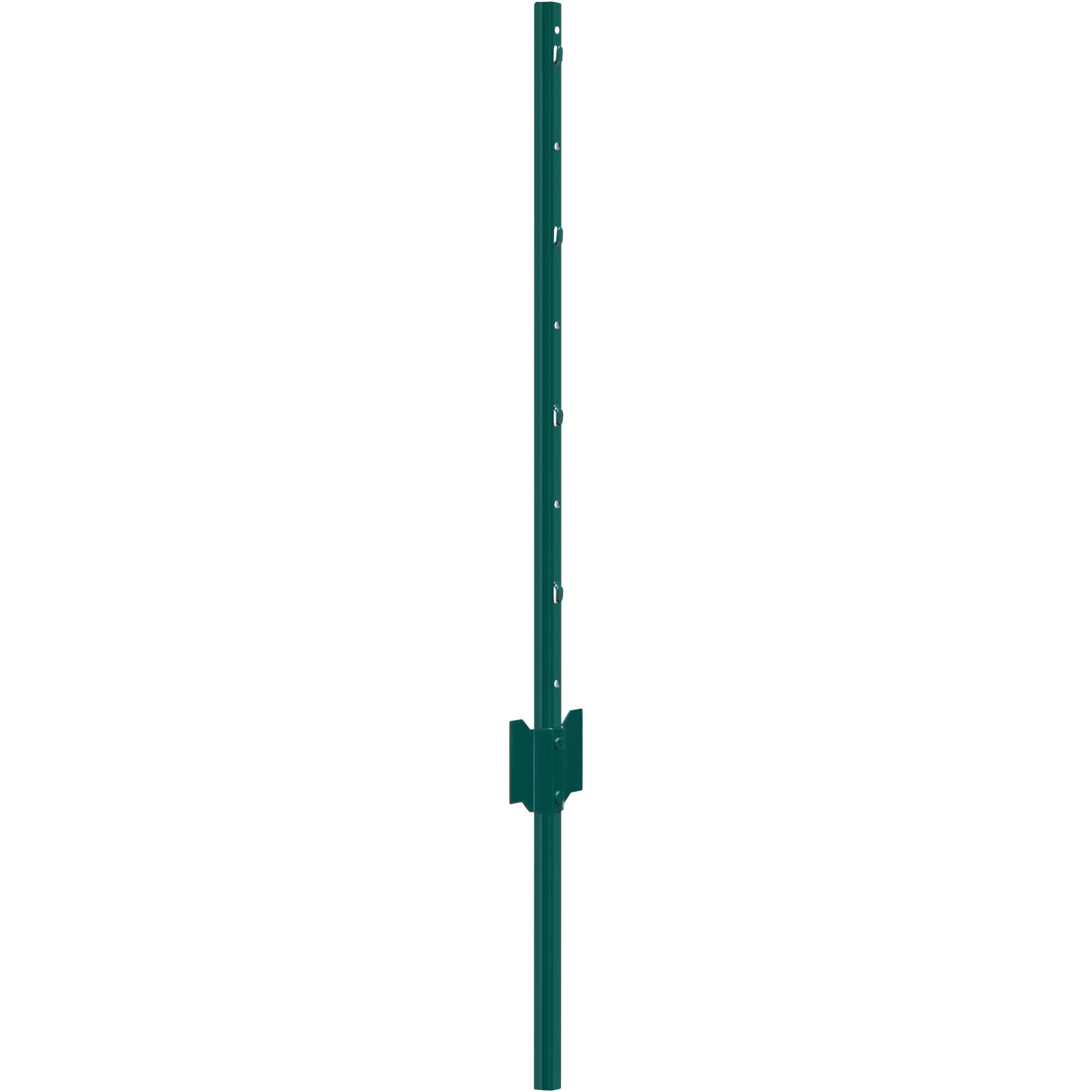 3 Feet Fence Post 10 Pack T-Post Heavy Duty Metal Fence Posts Green