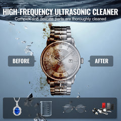 10L Ultrasonic Gun Cleaner, 300W Professional Ultra Sonic Cleaning Machine with Timer & Heater, 40kHz Digital Ultrasonic Cleaner with Basket for Gun Parts, Bullets, Military Supplies
Brand: VEVOR