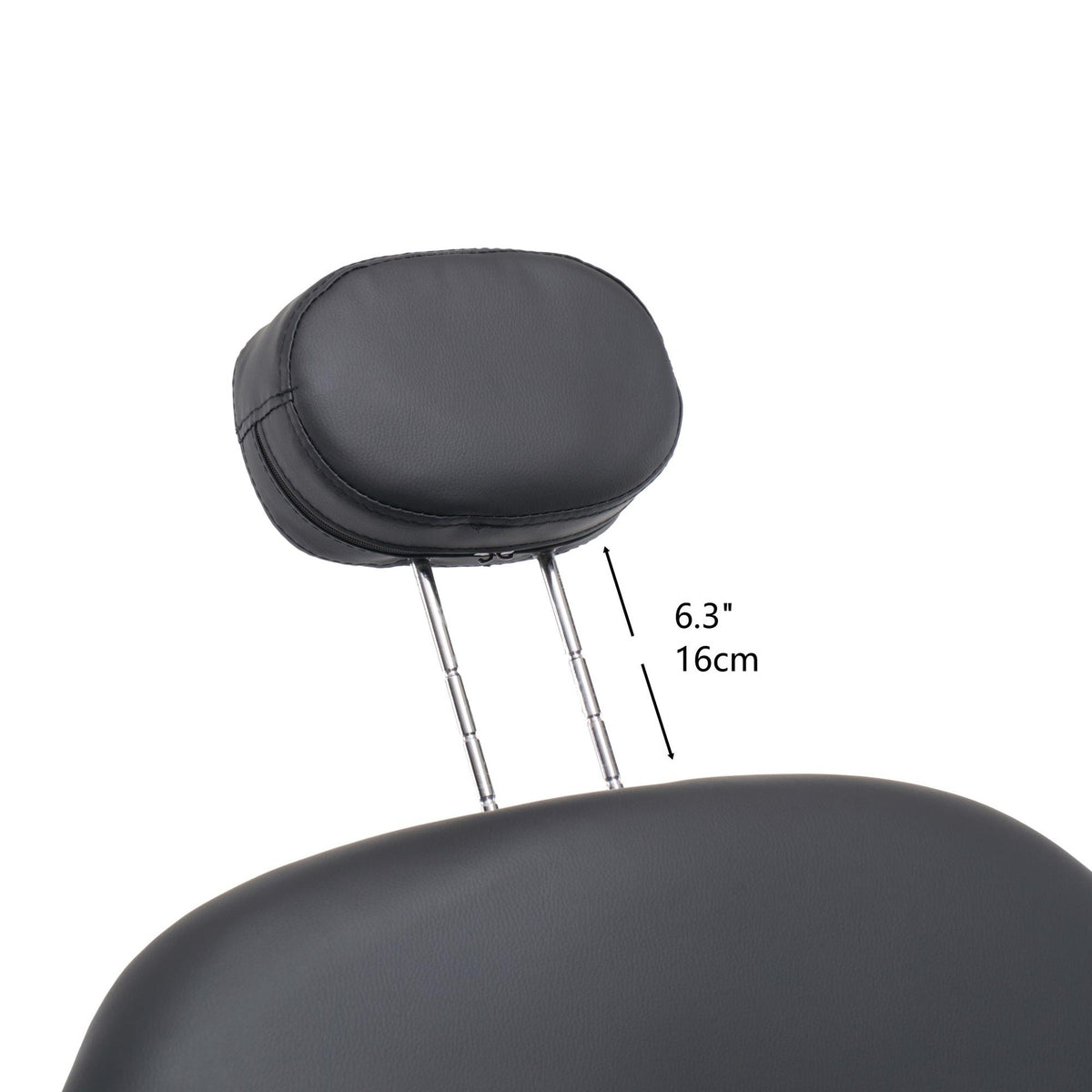 Barber Salon Chair for Hair Stylist, Height Adjustable Hydraulic Hair Reclining Salon Chairs, 360 Degrees Rotation, Multi-Function Shampoo Chair for Barbershop (Modern Black)