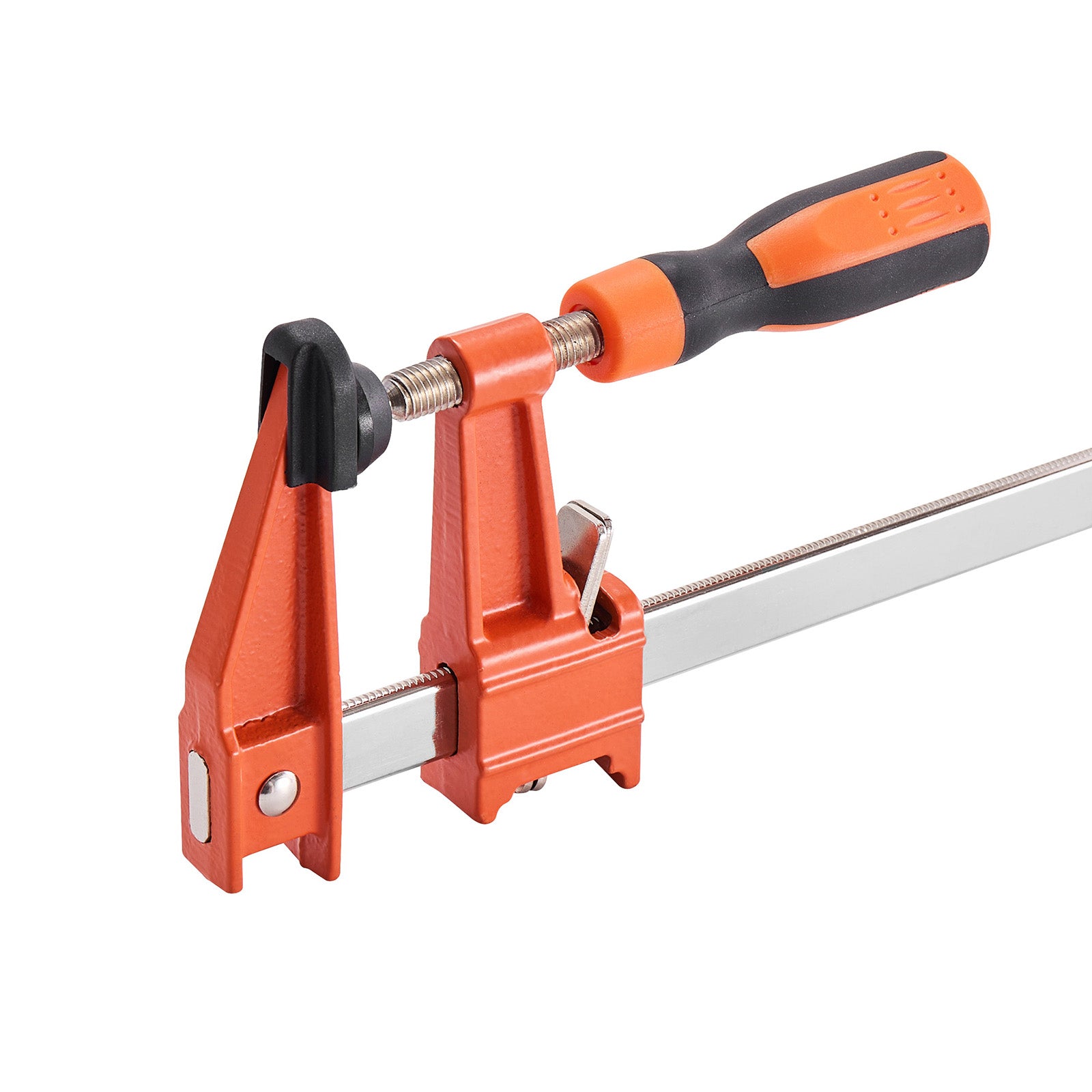 Bar Clamps for Woodworking 2-Pack 24 inch Opening Lockable F Clamp Cast Iron